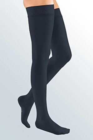 Mediven Medi Elegance Diz Üstü Çorabı / Ccl1 Düşük Basınç / Siyah Renk / Burnu Kapalı