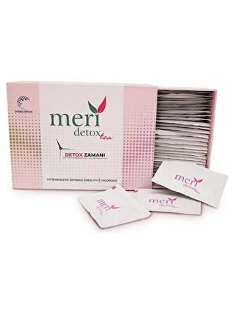 Meri Detox Tea Detoks Çayı 60 Adet 1 Aylık Kullanım 