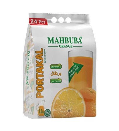 Mahbuba Portakal Aromalı Toz İçecek 24x11,2 G