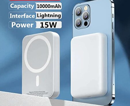 10000 Mah Magsafe Battery Pack Iphone Uyumlu Powerbank Magsafe Powerbank