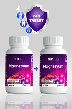 Maxigal Magnezyum Sitrat 120 Tablet Avantaj