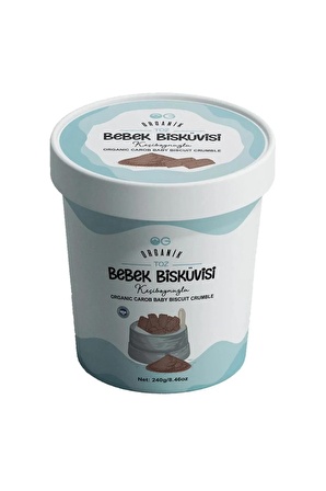 OG natural Organik Toz Keçiboynuzlu Bebek Bisküvisi 240 Gr +6 Ay