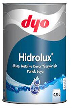 Dyo Hidrolüx Su Bazlı Yağlı Boya 0.75lt BEYAZ