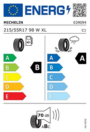 Michelin 215/55 R17 98W XL Primacy 4+ Mi Oto Yaz Lastiği 2024