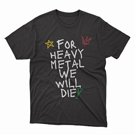 Heavy Metal Unisex Tasarım Tişört