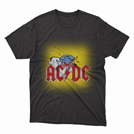 AC/DC Unisex Tasarım Tişört