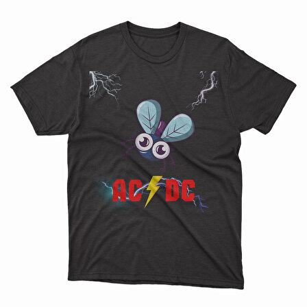 AC/DC' Unisex Tasarım Tişört