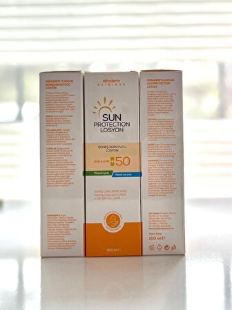 Sun Protectıon SPF 50+ Güneş Koruyucu 100ml 3'lü Set