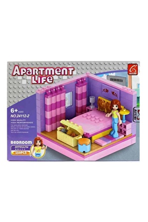 Oyuncak Ausini Apartment Life Yatak Odası 150 Parça Lego Seti