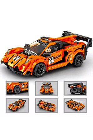Lego Teknik Egoista Çek-bırak Mekanizmalı Lego Araba - 300 Parça