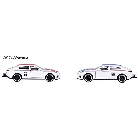Majorette Porsche Edition Porsche Panamera Turbo Premium Tekli Arabaları 1:64 Diecast Metal