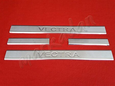 Markadan Opel Vectra C Krom Kapı Eşiği 2002-2009 4 Parça Paslanmaz Çelik