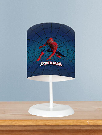 MEKTA HOME BEBEK VE ÇOCUK ODASI Spider Man Desenli Lacivert Abajur