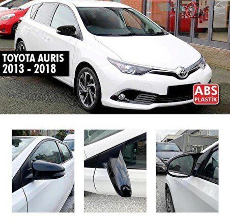 Toyota Auris Batman Yarasa Ayna Kapağı Piano Black 2012-2018