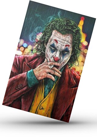 Joker Ahşap Duvar Posteri 28 x 20 cm