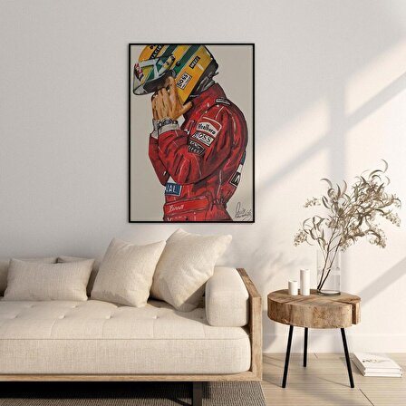 F1 Ayrton Senna Posteri -Çerçevesiz