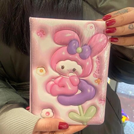 Sanrio Kuromi Yumuşak Kapaklı Pofidik Defter Hatıra Defteri