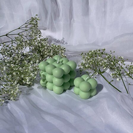 Yasemin Kokulu Bubble Model Mum - Yeşil