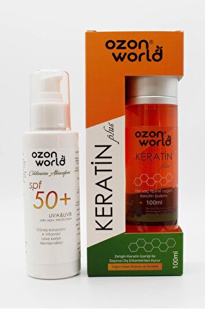 Ozonworld Keratin Plus + Ozonworld Güneş Kremi