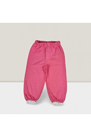 Kız Çocuk Güpürlü Alt Üst Takım Pijama