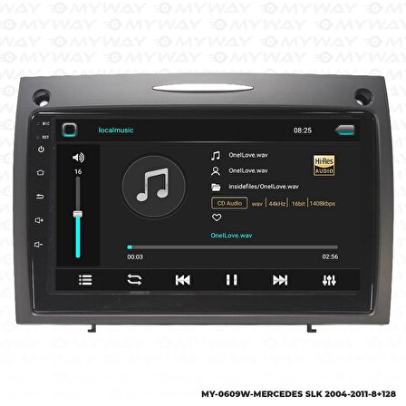 Araç Multimedya Mercedes Slk Android 12 Carplay 4Gb Ram + 64Gb Hdd Navigasyon Ekran MYW