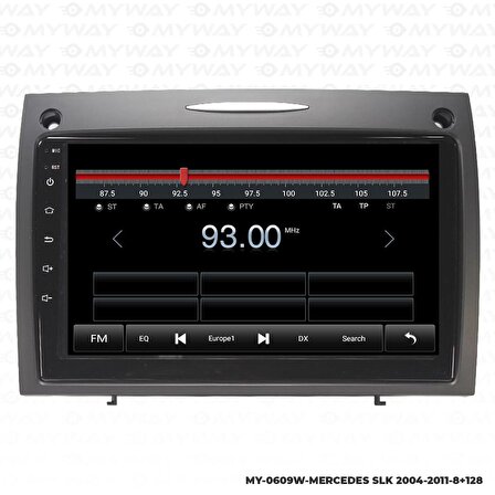 Araç Multimedya Mercedes Slk Android 12 Carplay 4Gb Ram + 64Gb Hdd Navigasyon Ekran MYW