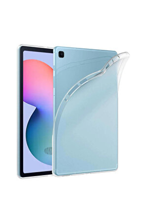 Monker Samsung Galaxy Tab S6 Lite P610 P615 Uyumlu Şeffaf Silikon 10.4 inç Tablet Kılıfı Kapak Renksiz