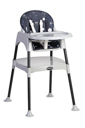 Mama Sandalyesi Pedli Çalışma Masalı Antresit /gri