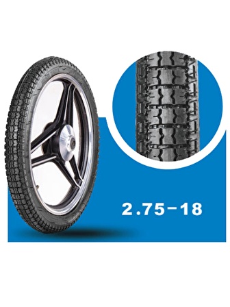 YASA R Arka Motosiklet Yol Lastiği 275-18 TT Tubeless(İç Lastiksiz)   6PR 2022 Üretim Yılı