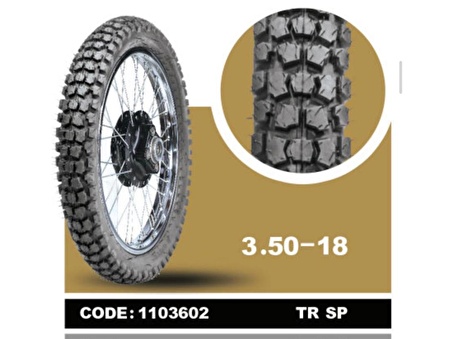 İRAN YASA TR  SP 350-18  TT(İç lastikle kullanıma uygundur.) OFFROAD  lastiğİ