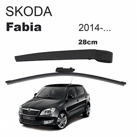 Skoda Fabia Arka Silecek Kolu ve Süpürgesi Set 2014 Sonrası M72004Y-2