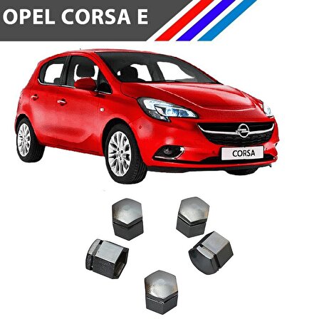 Opel Corsa E Bijon Kapağı 5 Adetli Set Krom Renk 1008209 M1657-5