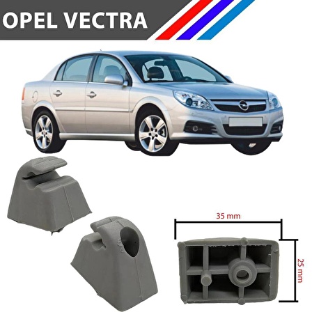 Opel Vectra A-B Güneşlik Ayağı Gri Renk 2 Adetli Set 1998 2002 M1797-9