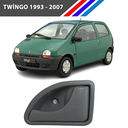 Twingo MK1 Kasa İç Açma Kolu Sağ Taraf Gri Renkli 1993 - 2007 M2068-1