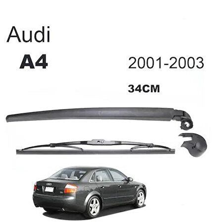 Audi A4 Arka Silecek Kolu ve Süpürgesi Set 2001 2003 M72014Y-2