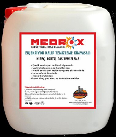 MEDROX MOLD CLEANING-Enjeksiyon Kalıp Temizleme Kimyasalı 25 kg