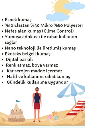 Dijital Baskılı Nefes Alan Kumaş Erkek Askılı Plaj Tişört Atlet - 0360