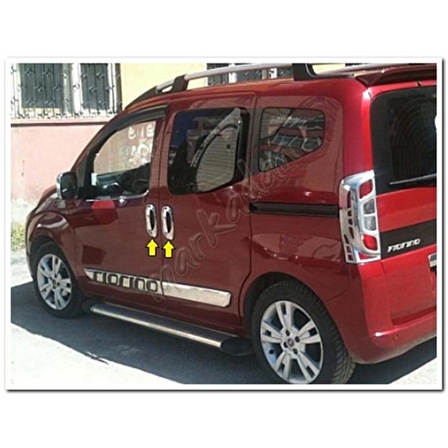 Fiat Fiorino Krom Kapı Kolu 2008 Sonrası 4 Kapı 8 Parça Paslanmaz Çelik