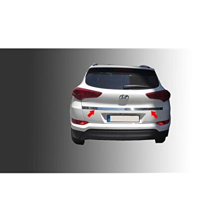 Hyundai Tucson Krom Bagaj Çıtası 2015-2018 Paslanmaz Çelik