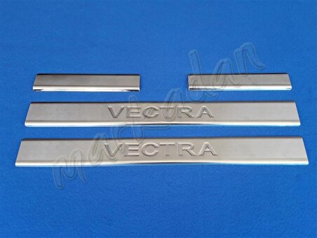 Opel Vectra C Krom Kapı Eşiği 2002-2009 4 Parça Paslanmaz Çelik