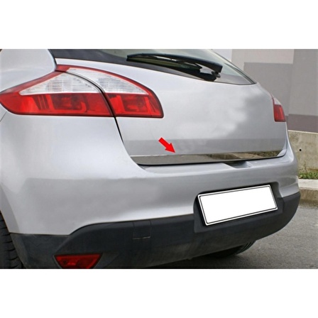 Renault Megane 3 HB Krom Bagaj Alt Çıta 2010-2016 Paslanmaz Çelik