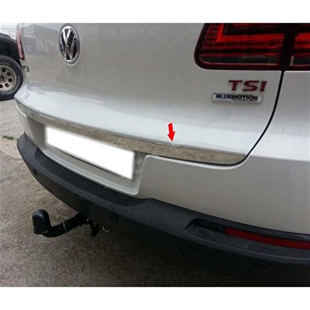 VW Tiguan Krom Bagaj Alt Çıtası 2007-2015 Paslanmaz Çelik
