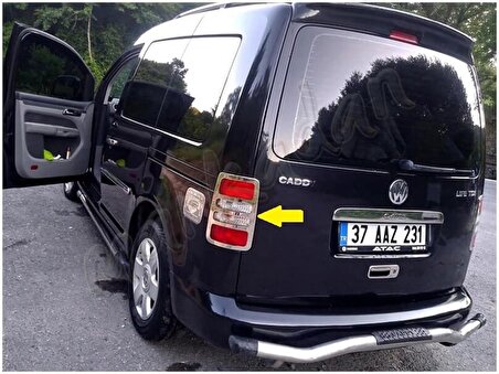VW Caddy Krom Stop Çerçevesi 2004-2014 2 Parça Paslanmaz Çelik