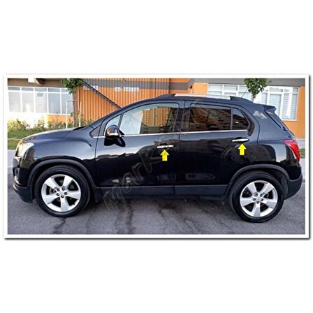 WOC Chrome Chevrolet Trax Krom Kapı Kolu 2012 Sonrası 4 Kapı Paslanmaz Çelik