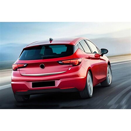 WOC Chrome Opel Astra K Krom Bagaj Alt Çıta 2015 Sonrası Paslanmaz Çelik