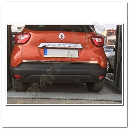 WOC Chrome Renault Captur Krom Bagaj Alt Çıta 2013-2019 Paslanmaz Çelik