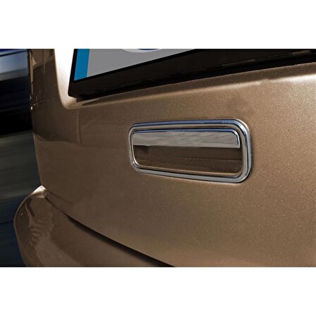 WOC Chrome VW Caddy Krom Bagaj Açma 2010-2014 2 Parça Paslanmaz Çelik