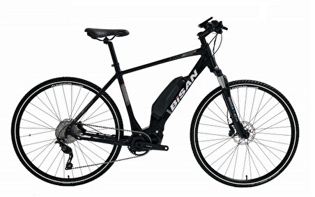 Bisan E-Trekking 28 Jant Hd Elektrikli Bisiklet (Siyah-Kırmızı)