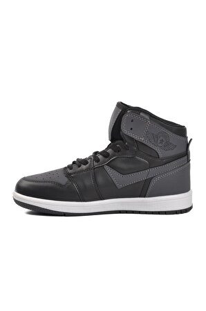 Stepica 3222 Siyah-Füme Unisex Hi Sneaker