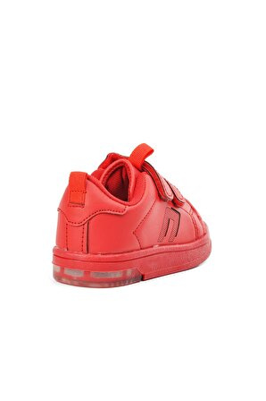 Stepica Pepe Kısa-B Kırmızı Çocuk Cırtlı Sneaker